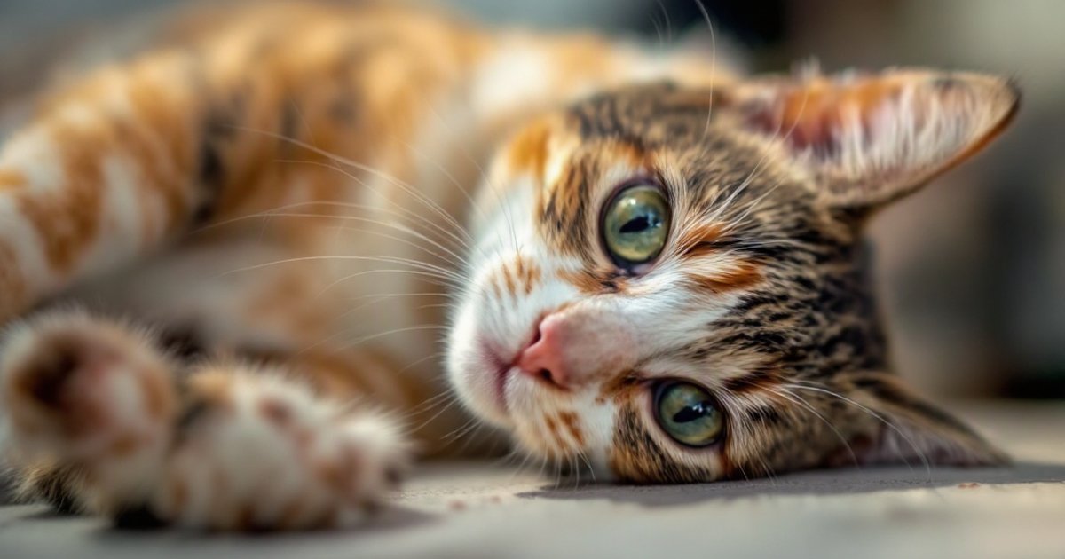 Shelter cat being examined for tick exposure, highlighting tick-borne disease risk in cats