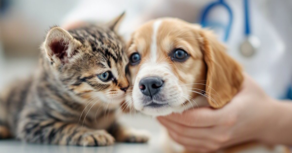Veterinarian testing a urine sample from a cat or dog to detect antibiotic-resistant UTI bacteria