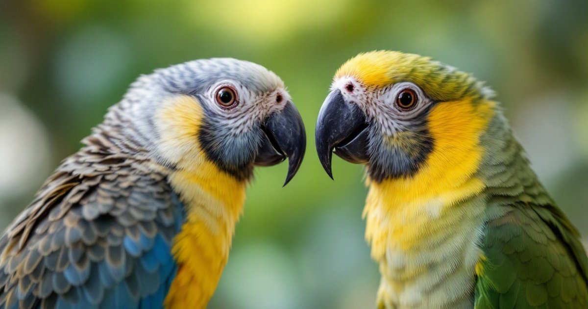 Colorful parrot perched on a branch, illustrating parrot pain detection through daily behavior observation