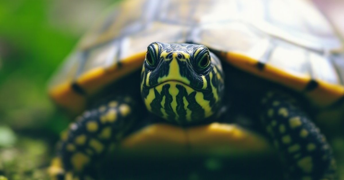Pet turtle on owner's hand near aquarium tank, highlighting hygiene safety around reptiles