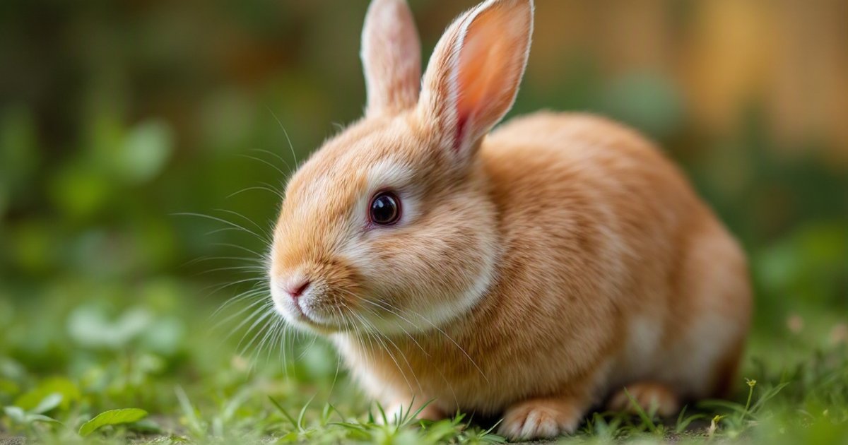 White rabbit resting near a jar of joint supplement capsules, illustrating pet arthritis and nutraceutical research