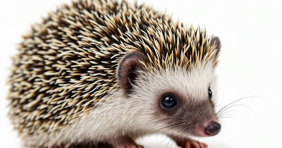 A hedgehog being gently held, illustrating the hidden ringworm risk in pet hedgehogs with no visible symptoms