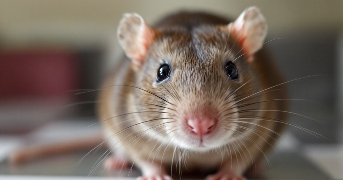 Pet rat exploring its enclosure, illustrating rat optimism and mood variation in welfare research