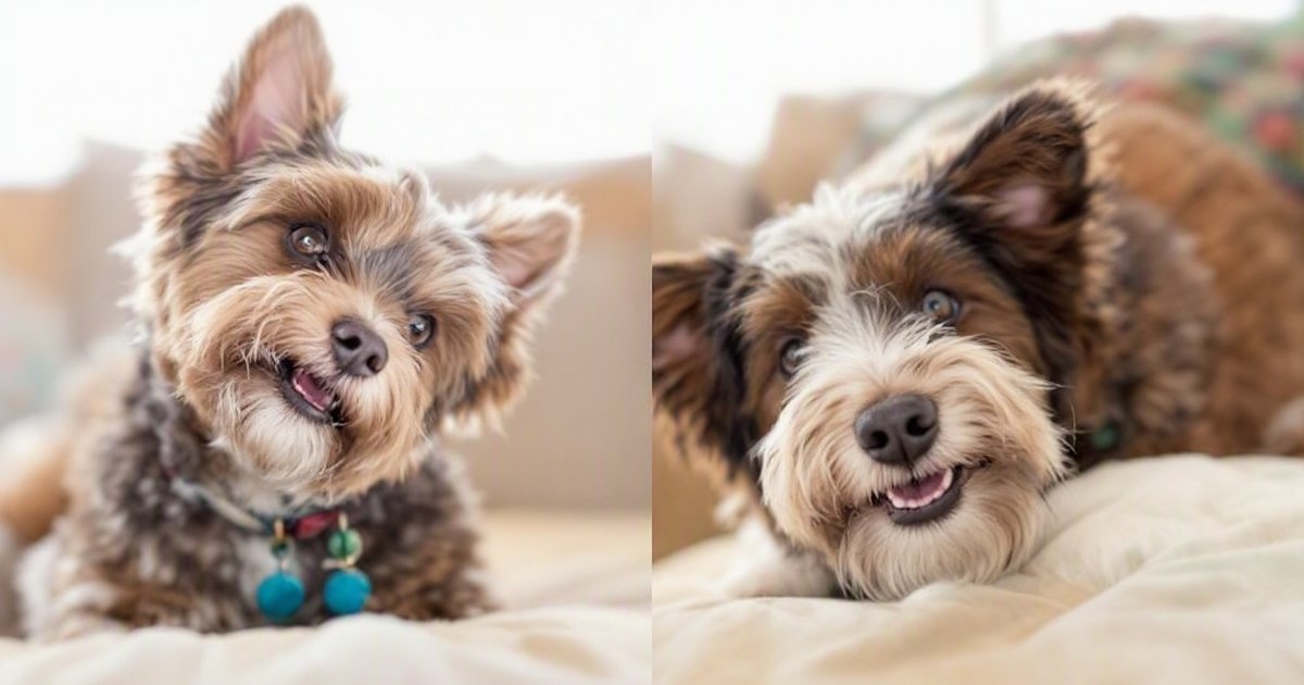 Bernedoodle dog resting indoors, representing immune deficiency linked to recurrent pneumonia and gut disease in dogs